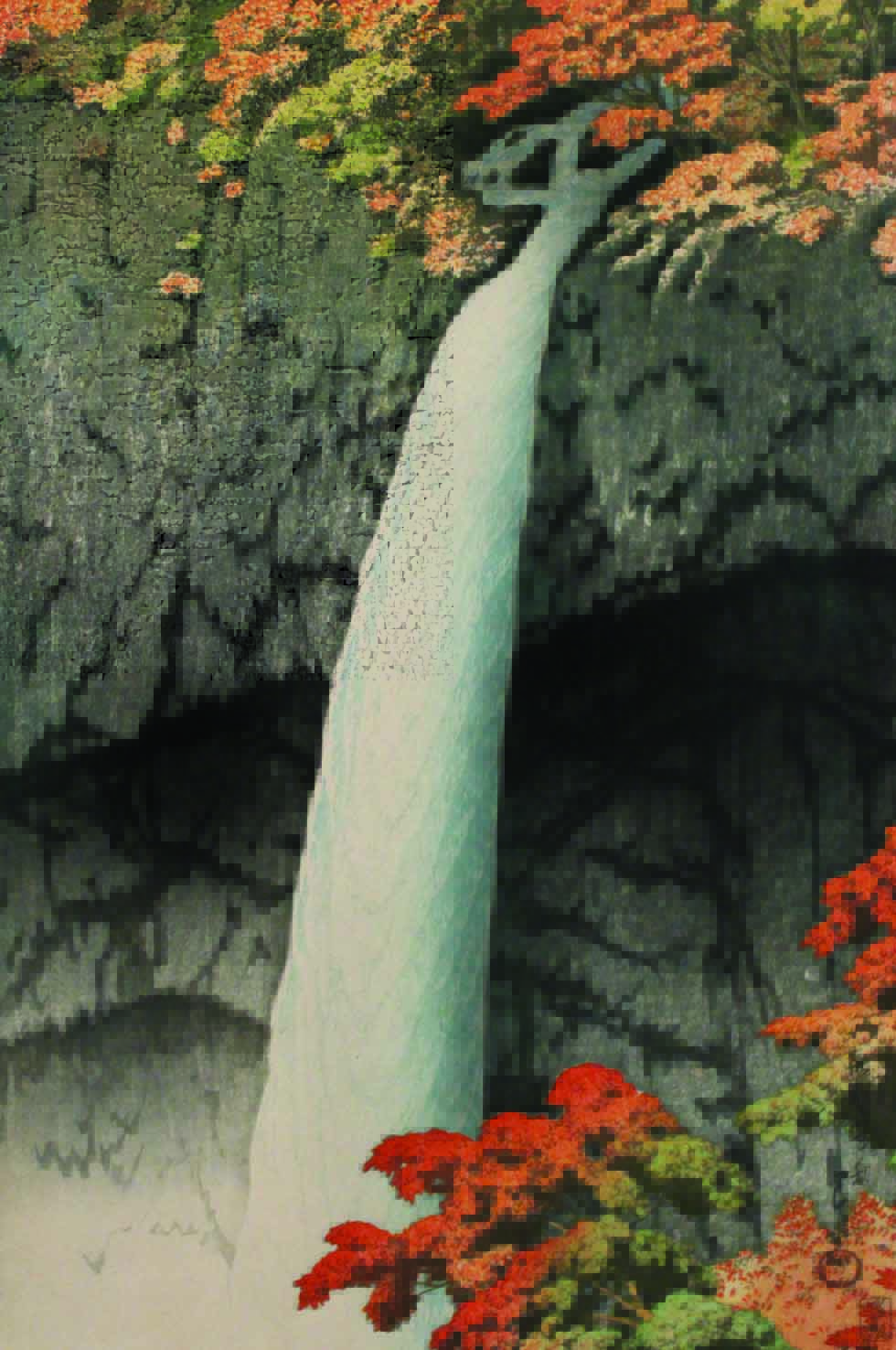 Kawase Hasui - Waterfall