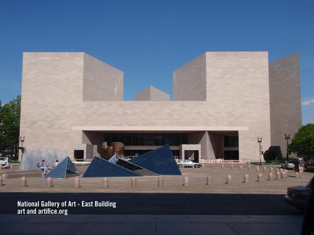 Washington DC East Building  - the National Gallery of Art