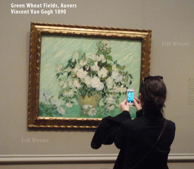 Inside the NGA Museum with Van Gogh and tourist