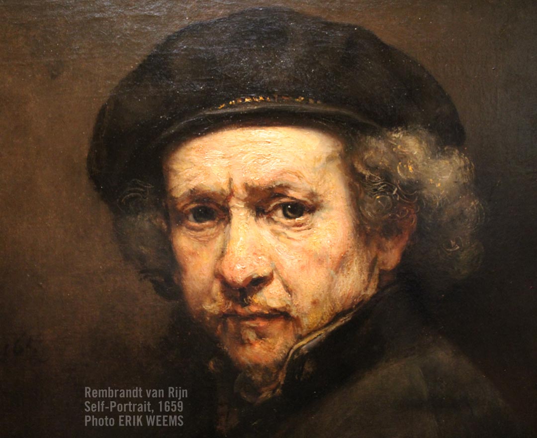 Detail of Rembrandt Self-Portrait 1659 Detail of Rembrandt Self-Portrait 1659