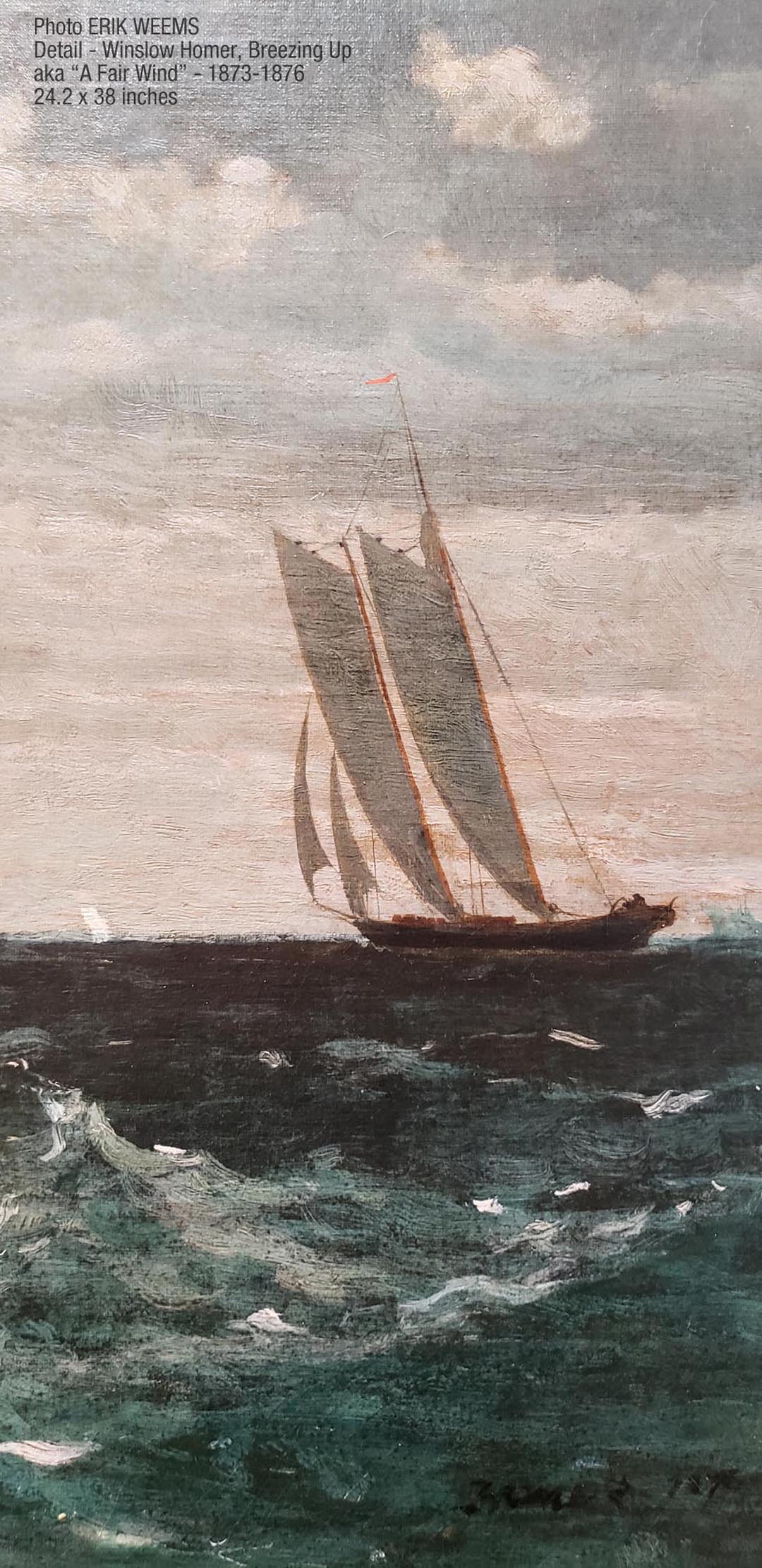 Winslow Homer - Breezing Up Detail - National Gallery of Art