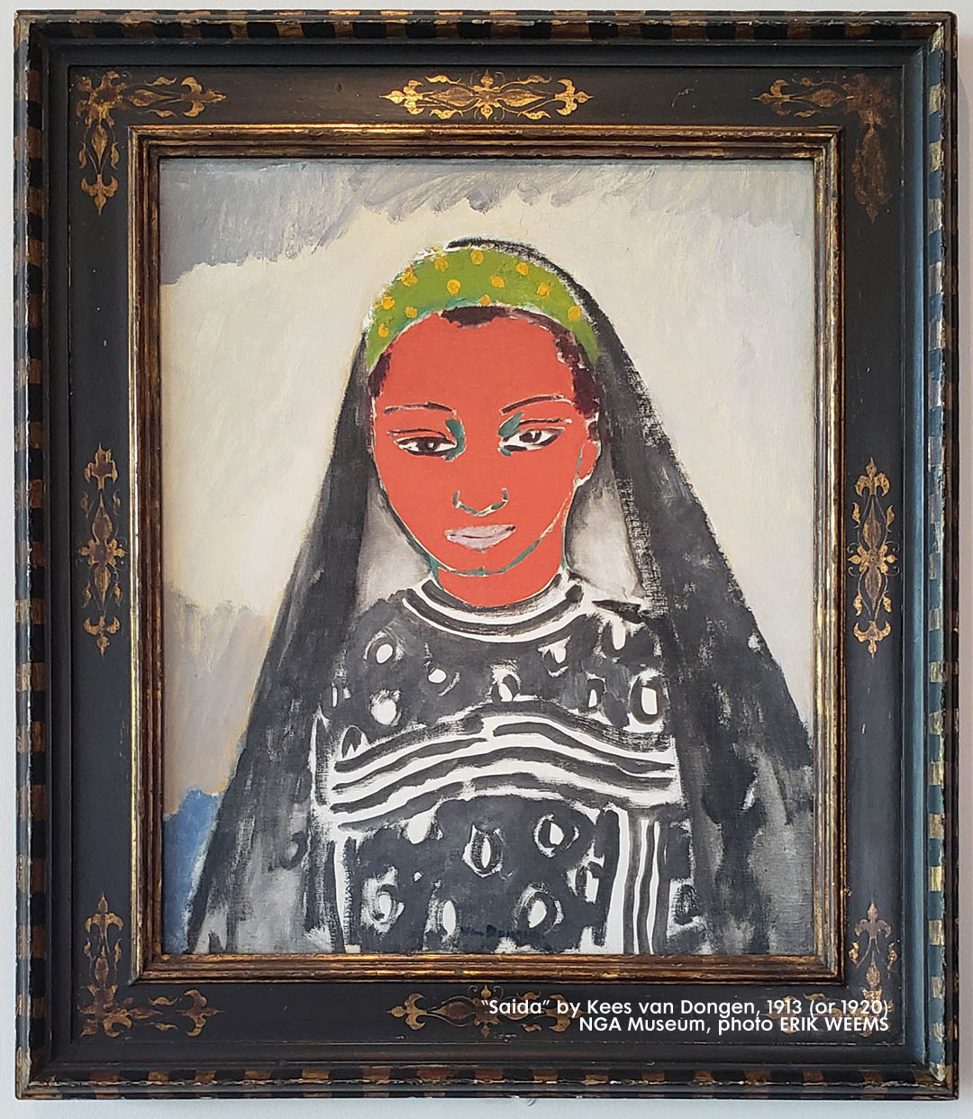 Kees van Dongen painting 1913 SAIDA - or possibly painted in 1920, NGA Museum Washington DC